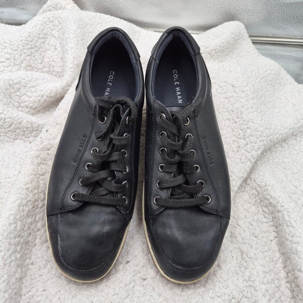 Cole Haan Grand Sneaker Soft Black Leather men size 10